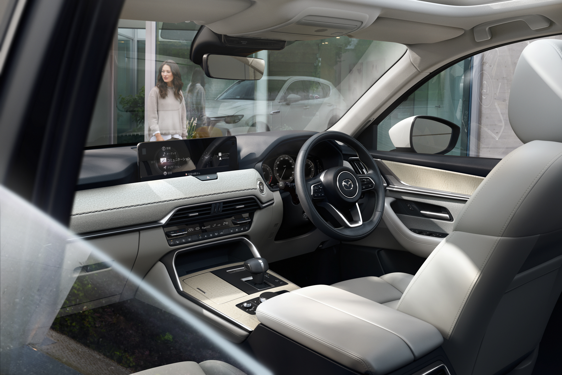 2022 CX 60 JPN(RHD) C103 INT Cockpit White High++ Japanese Premium Whiteleather DE 4WD Till20240131 (1)